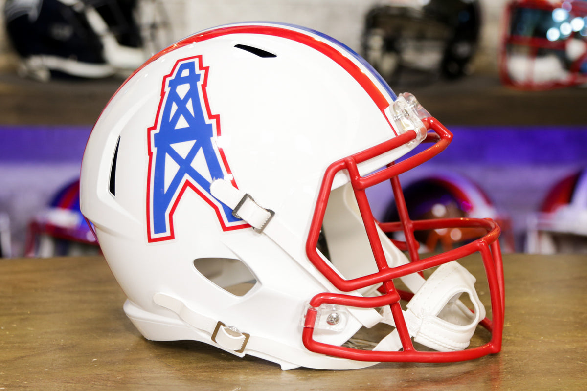 Houston Oilers Riddell 1981-1998 Throwback Speed Replica Helmet