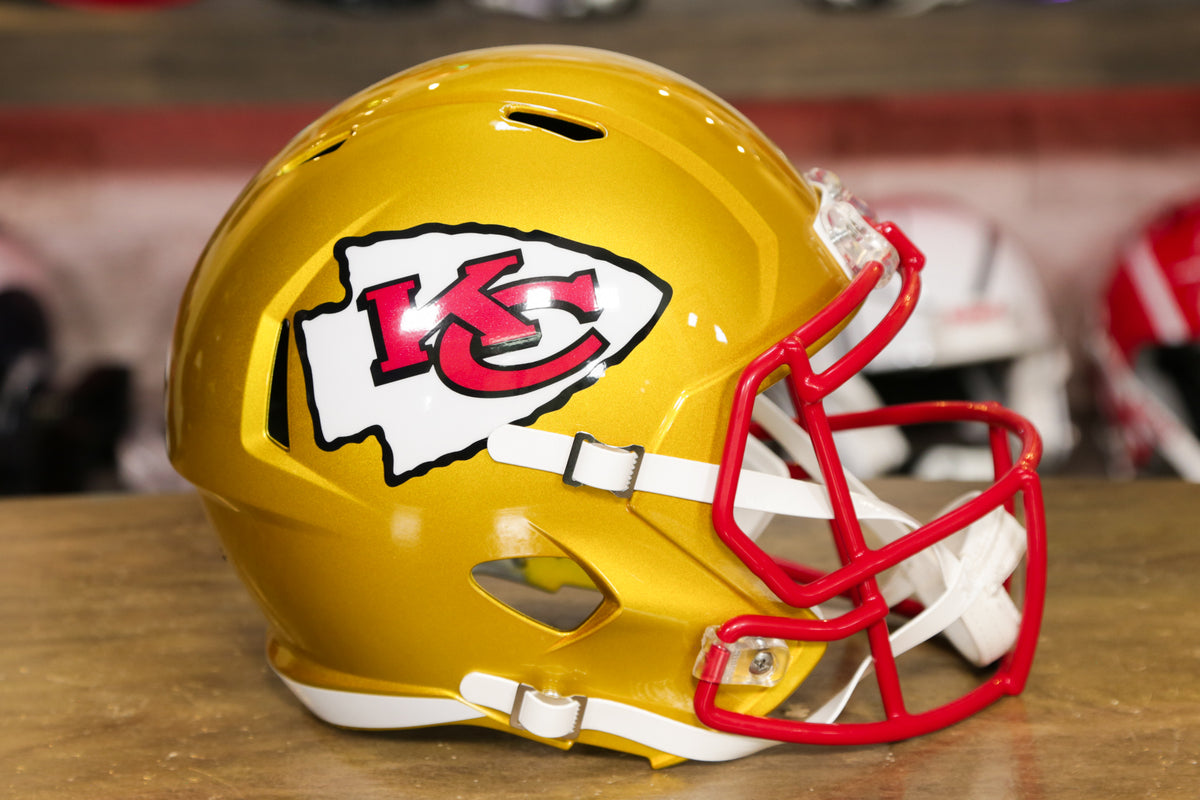 Kansas City Chiefs Helmet Riddell Replica Full Size Speed Style Flash Alternate