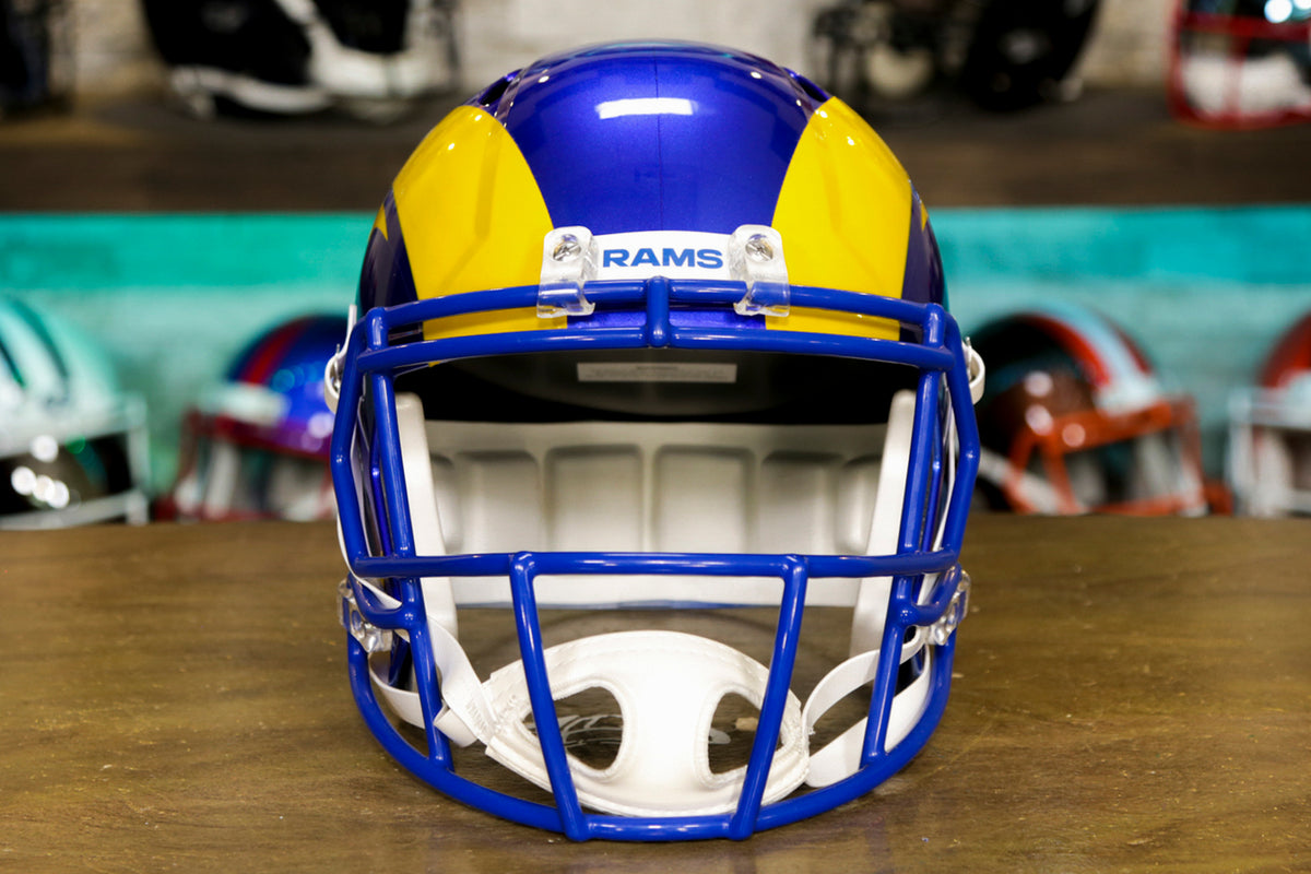 Los Angeles Rams Riddell Speed Replica Helmet – Green Gridiron, Inc.