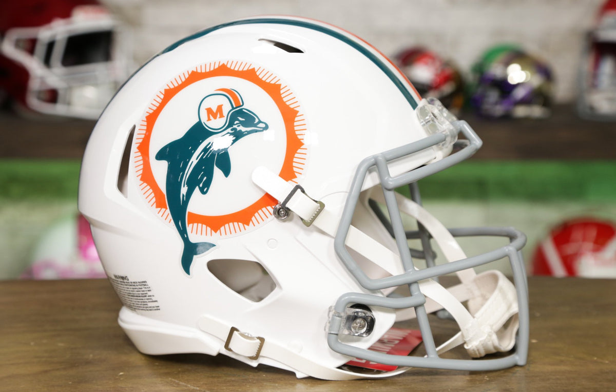 Miami Dolphins Riddell Speed Authentic Helmet - 1972 Throwback