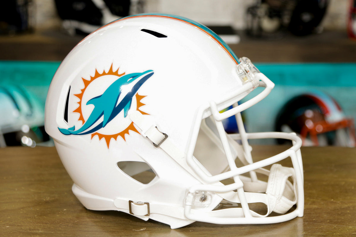 Miami Dolphins SPEED Riddell Full Size Replica Helmet