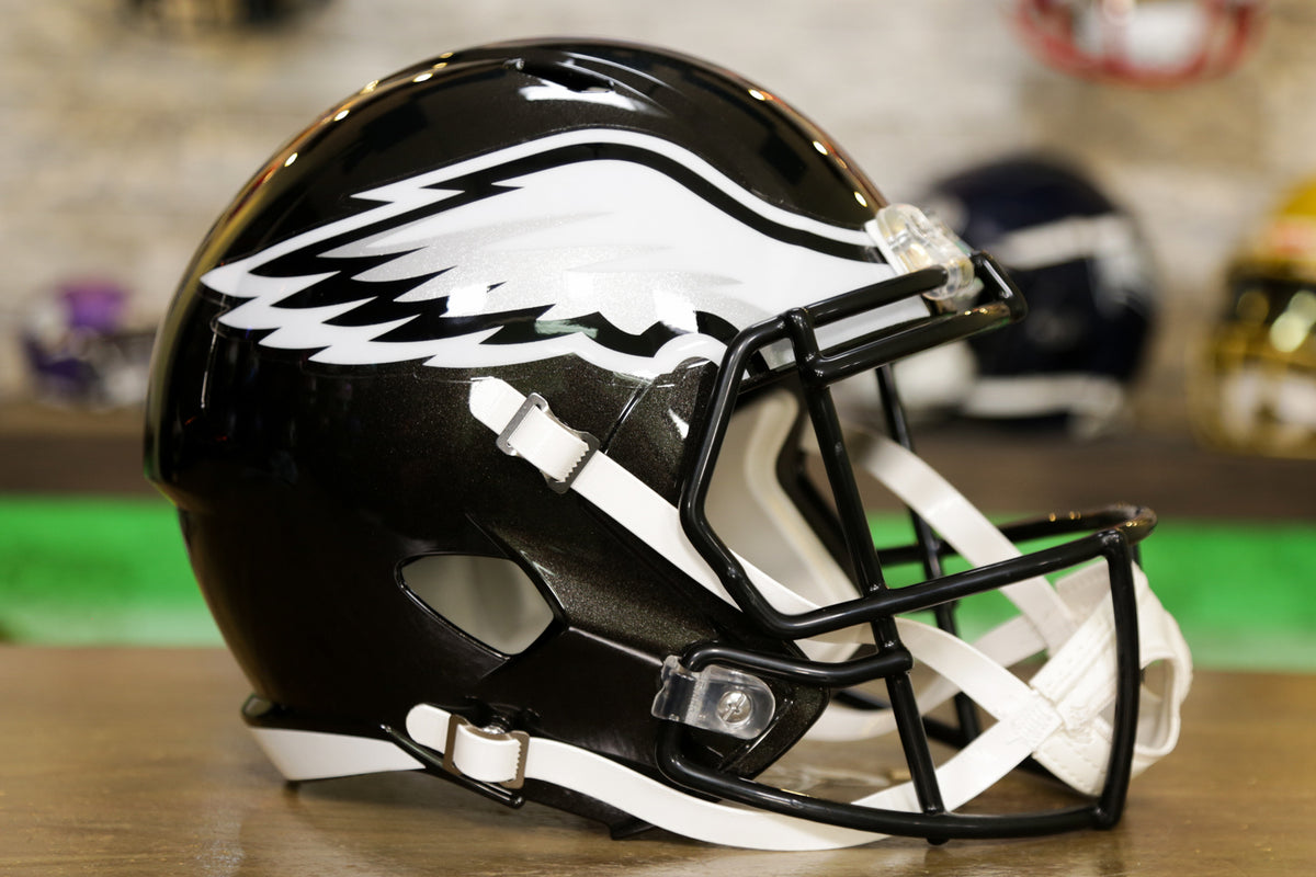 Philadelphia Eagles Riddell Speed Replica Helmet - Alternate – Green  Gridiron, Inc.