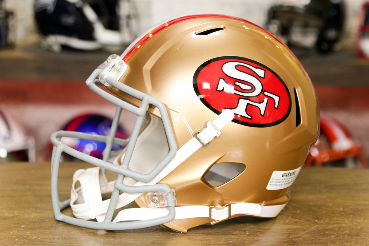 San Francisco 49ers Replica Throwback Helmet 64-95