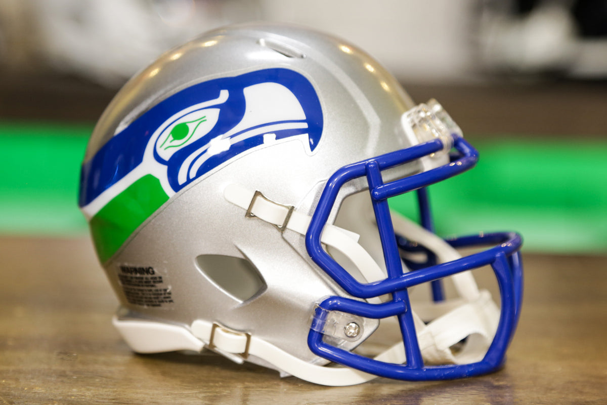Seattle Seahawks Riddell Speed Mini Helmet - 1983-2001 Throwback – Green  Gridiron, Inc.