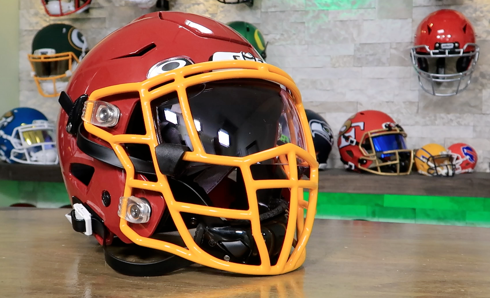 aggressive football helmet visor Oakley Legacy Visor