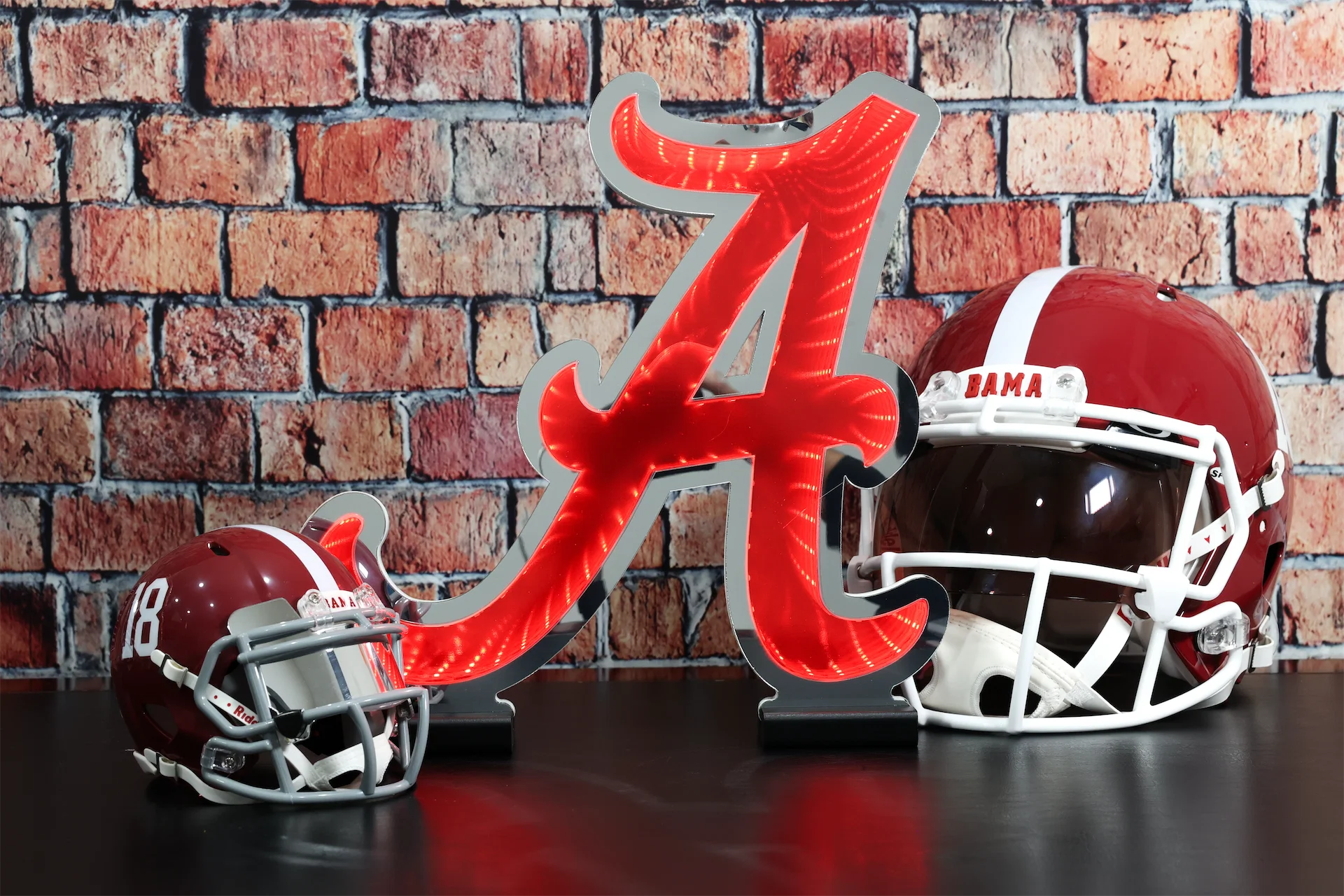 Alabama Crimson Tide LED Infinity Logo Light