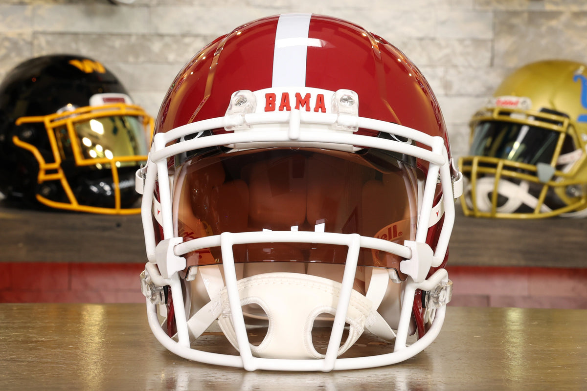 Full Size Football Helmet Alabama Crimson Tide Riddell Speed Full-Size Replica Football Helmet - NCAA #17, Medium Alabama Crimson Tide NCAA Helmets Full Size Football Helmet Alabama Crimson Tide Riddell Speed Full-Size Replica Football Helmet - NCAA #17, Medium Alabama Crimson Tide NCAA Helmets