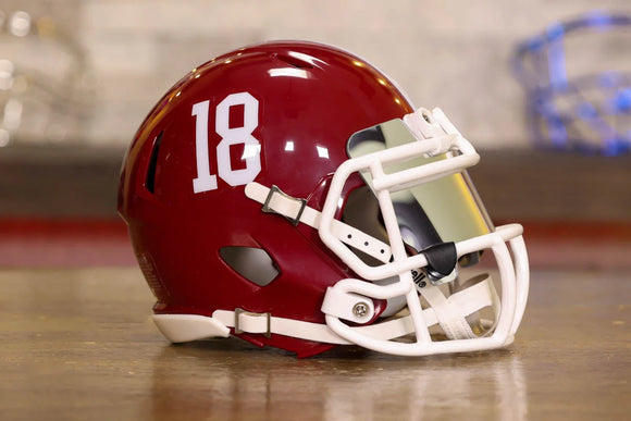 Alabama Crimson Tide Riddell Speed Mini Helmet - GG Edition