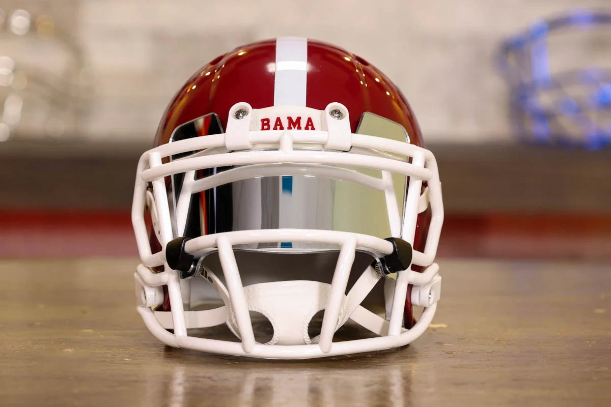 best helmet for youth football in birmingham al Alabama Crimson Tide Riddell Speed Mini Helmet