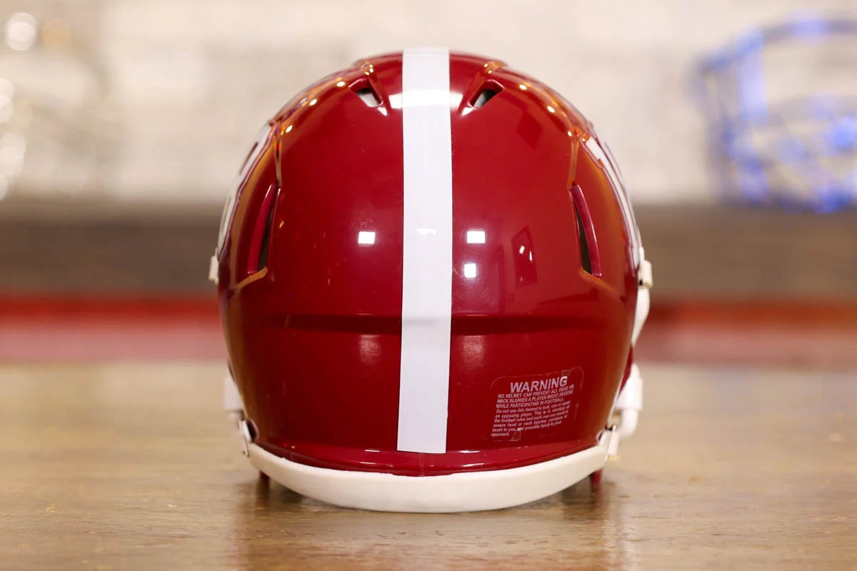 alabama motorcycle helmet Josh Jacobs "Alabama Crimson Tide" Autographed White Matt Finish Custo EMPIRE SPORTS USA This Alabama Crimson Tide Mini Helmet is a Green Gridiron masterpiece Alabama Mini Helmet Alabama Crimson