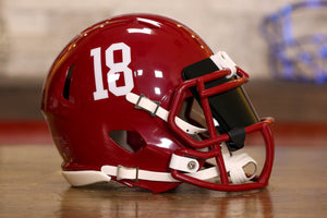 alabama football helmet 14 Crimson Tide Riddell Speed Mini ready for the biggest Crimson Tide fan Alabama Crimson Tide Riddell Speed