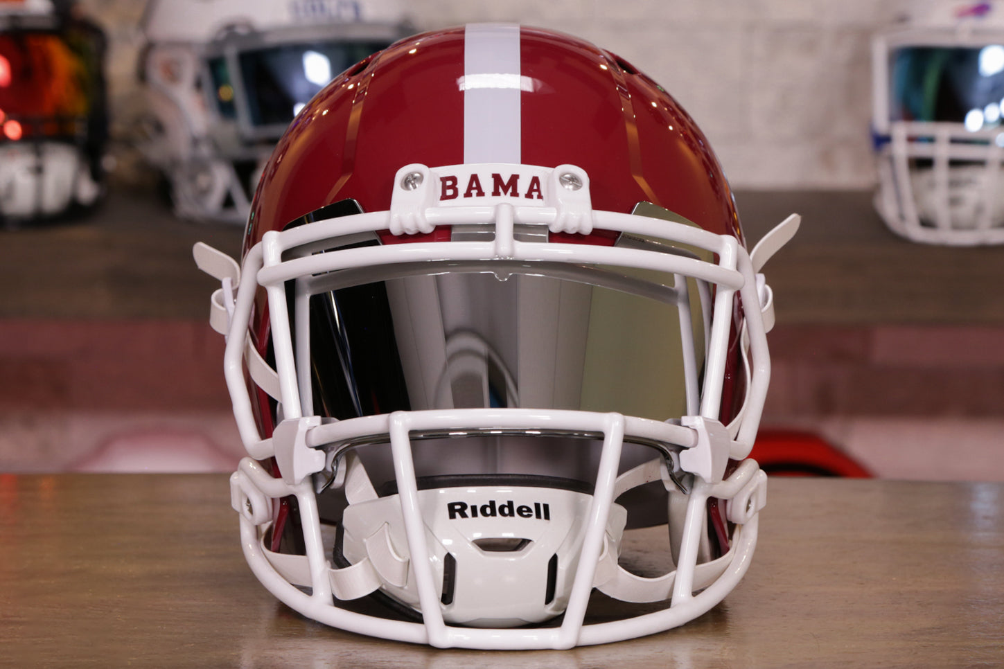 authentic alabama football helmet Calvin Ridley Autographed Crimson Tide Mini Take your collection of Alabama Crimson Tide memorabilia to the next level with this autographed Nick Saban Riddell College Football 2020 National Champions Logo Speed Authentic Helmet University of Alabama Helmets -