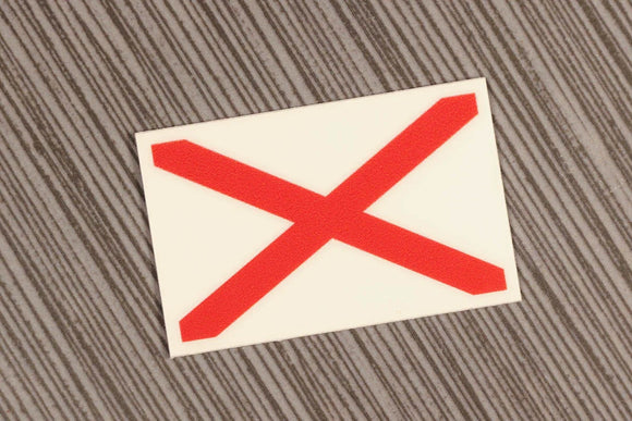 US State Flag Football Helmet Decal