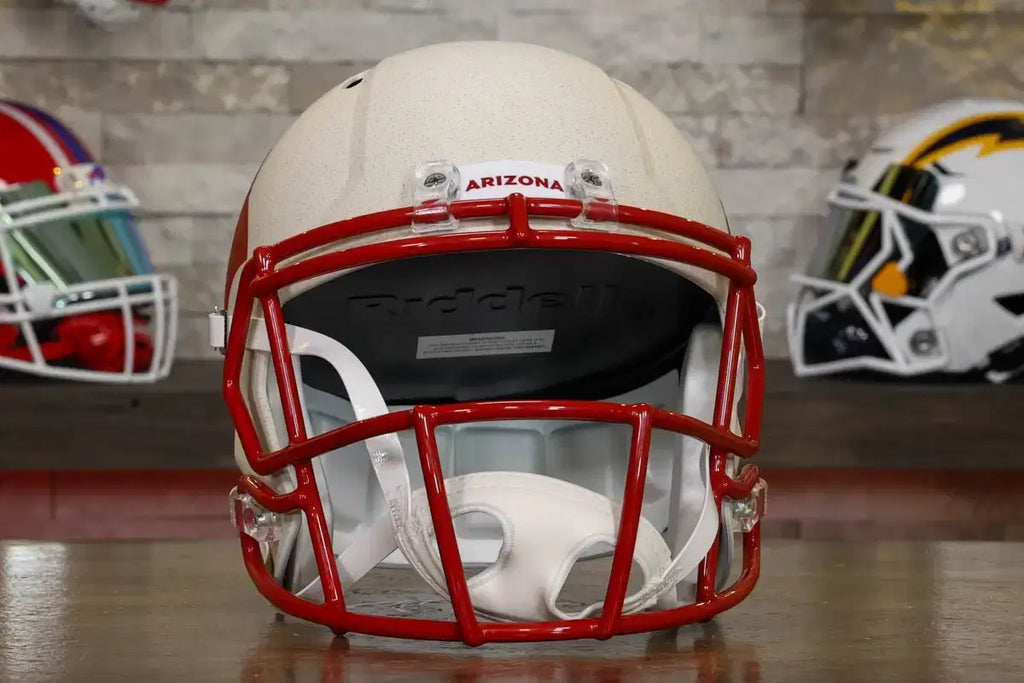 thumbnail image 2 of Arizona Cardinals Scarlet Red Football Helmet Numbers Decals – Full Size 3M 20MIL 2 of 3