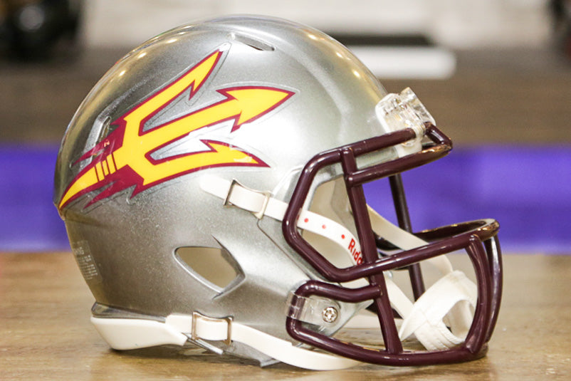 authentic university of arizona football helmets Arizona State Sun Devils Riddell Speed Flash Mini Helmet