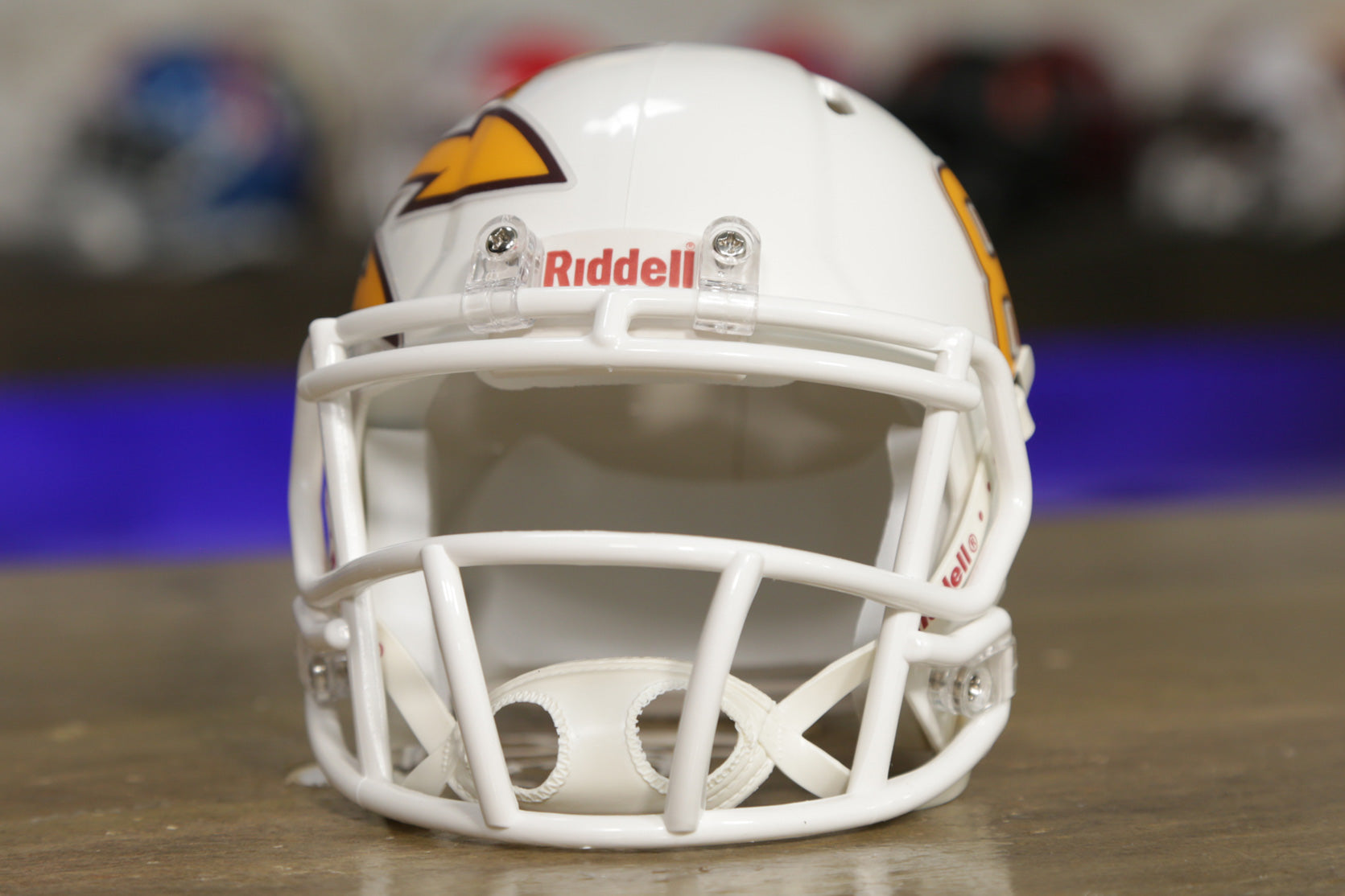 Arizona State Sun Devils Riddell Speed Mini Helmet - Metallic
