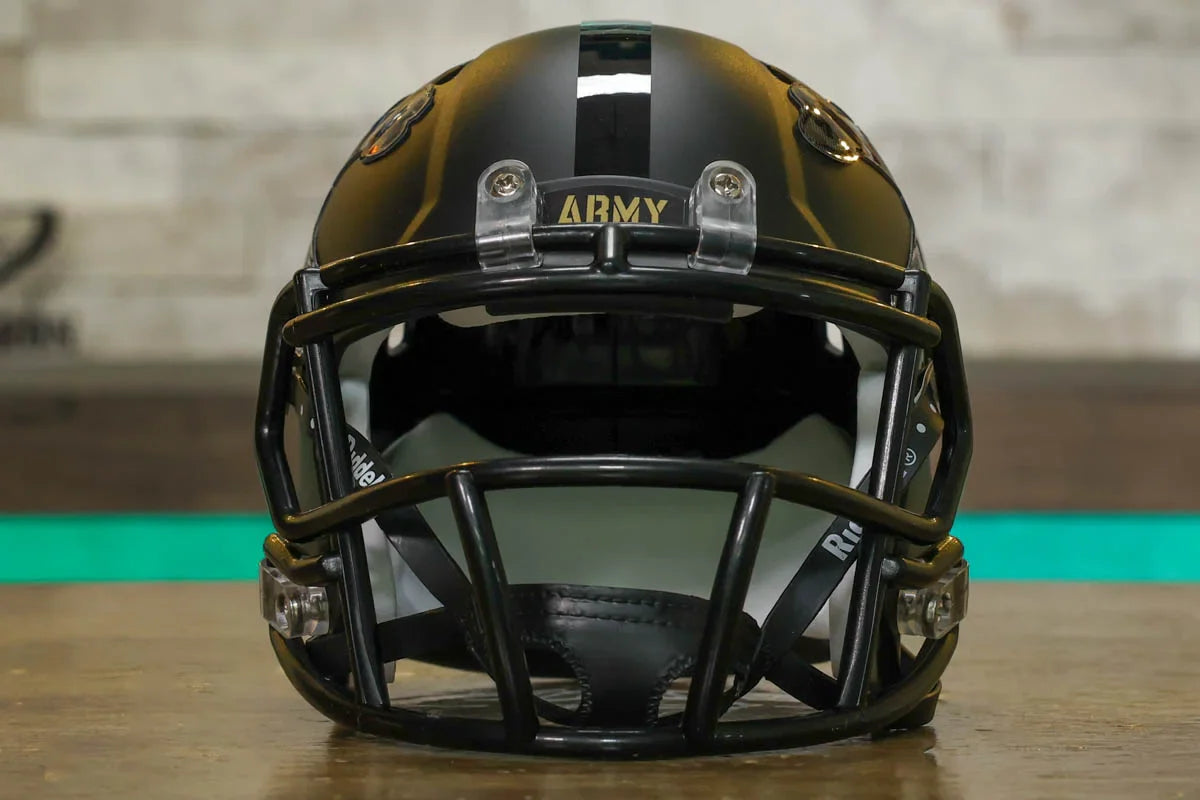 crossbar helmet football Army Black Knights Riddell Speed Mini Helmet