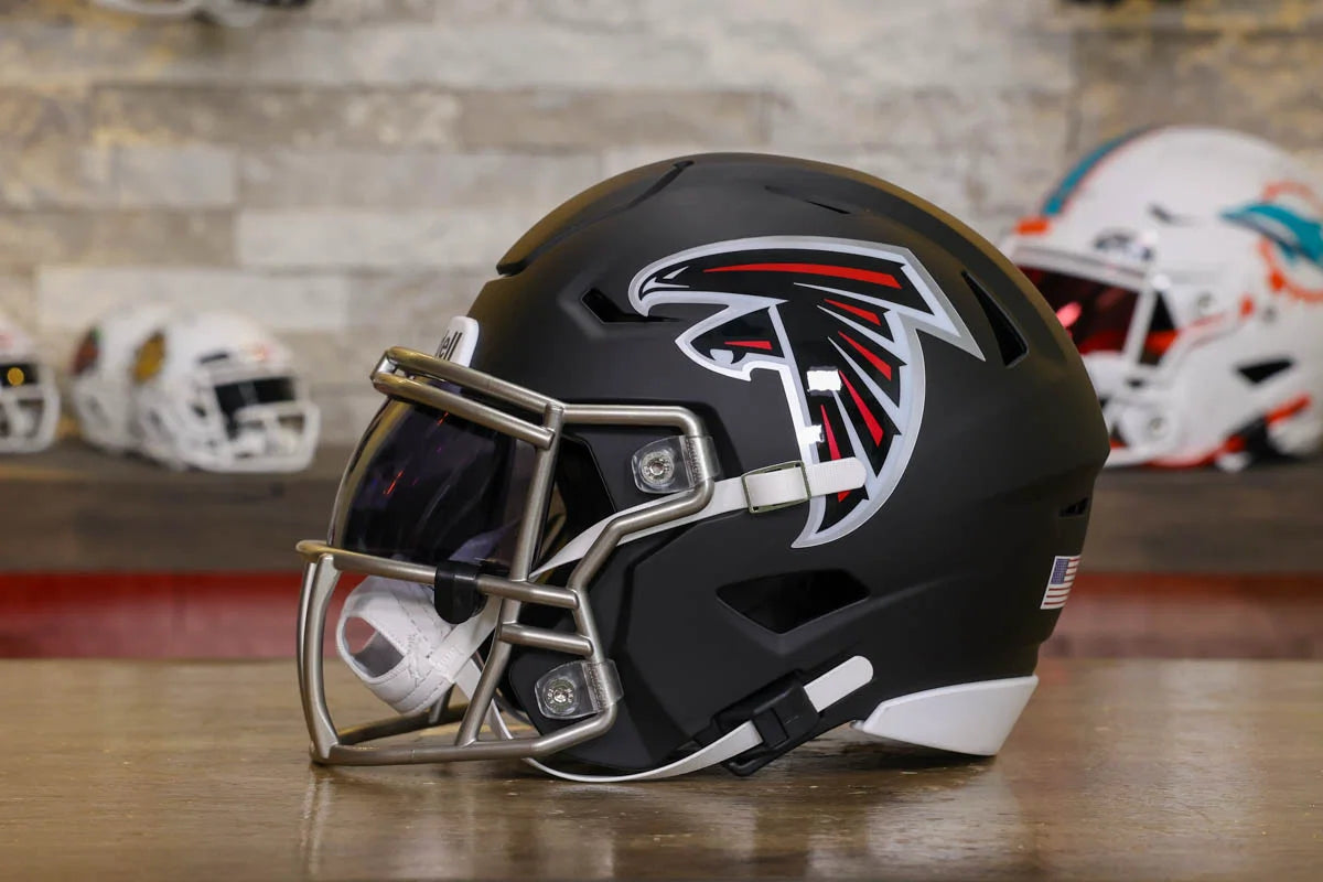 atlanta falcons bike football helmet Atlanta Falcons Riddell SpeedFlex Mid-Size Helmet