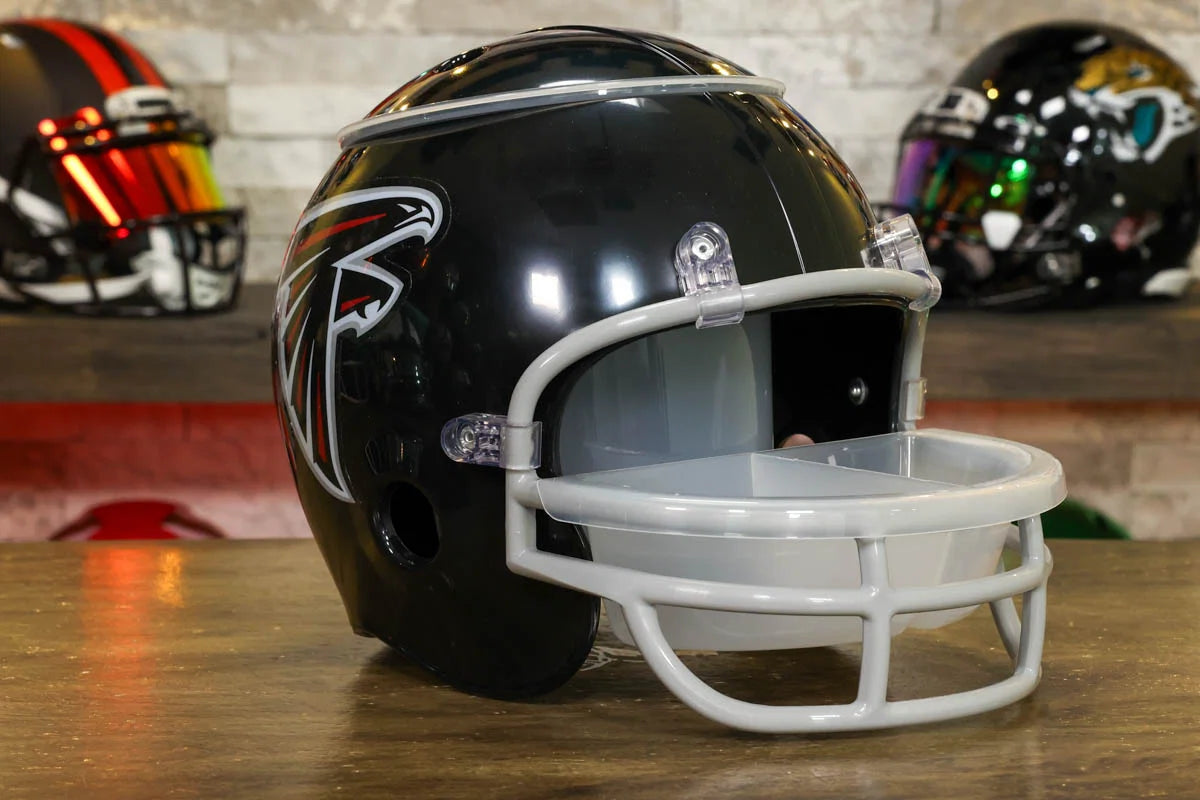 buy football snack helmet Vol Navy Grab chips out of the large container on top and use the lid to keep them fresh Dallas Cowboys Snack Helmet -