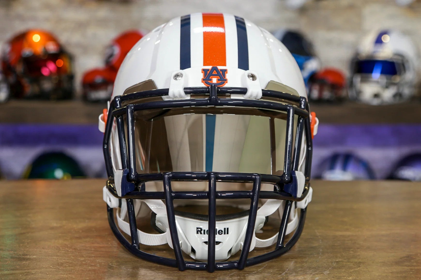 Auburn Tigers Riddell Speed Authentic Helmet Auburn Tigers Riddell Speed Authentic Helmet