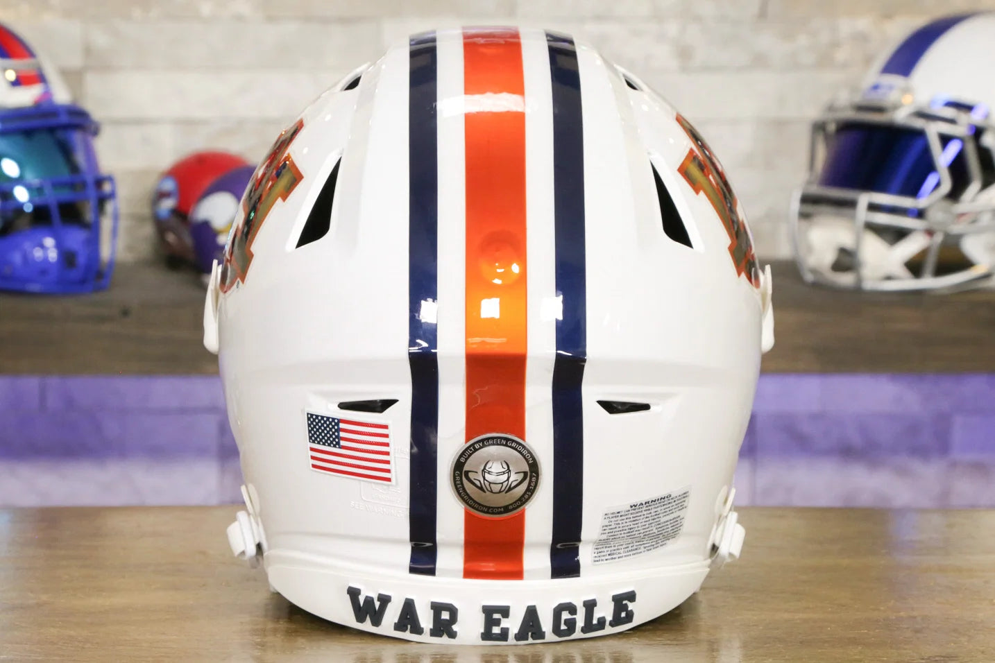 Auburn Tigers Riddell SpeedFlex Helmet Auburn Tigers Riddell SpeedFlex Helmet