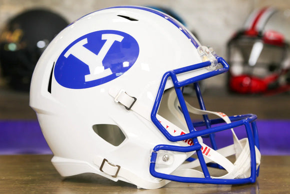 byu bookstore football helmet 3 year old BYU Cougars Riddell Speed Display Helmet