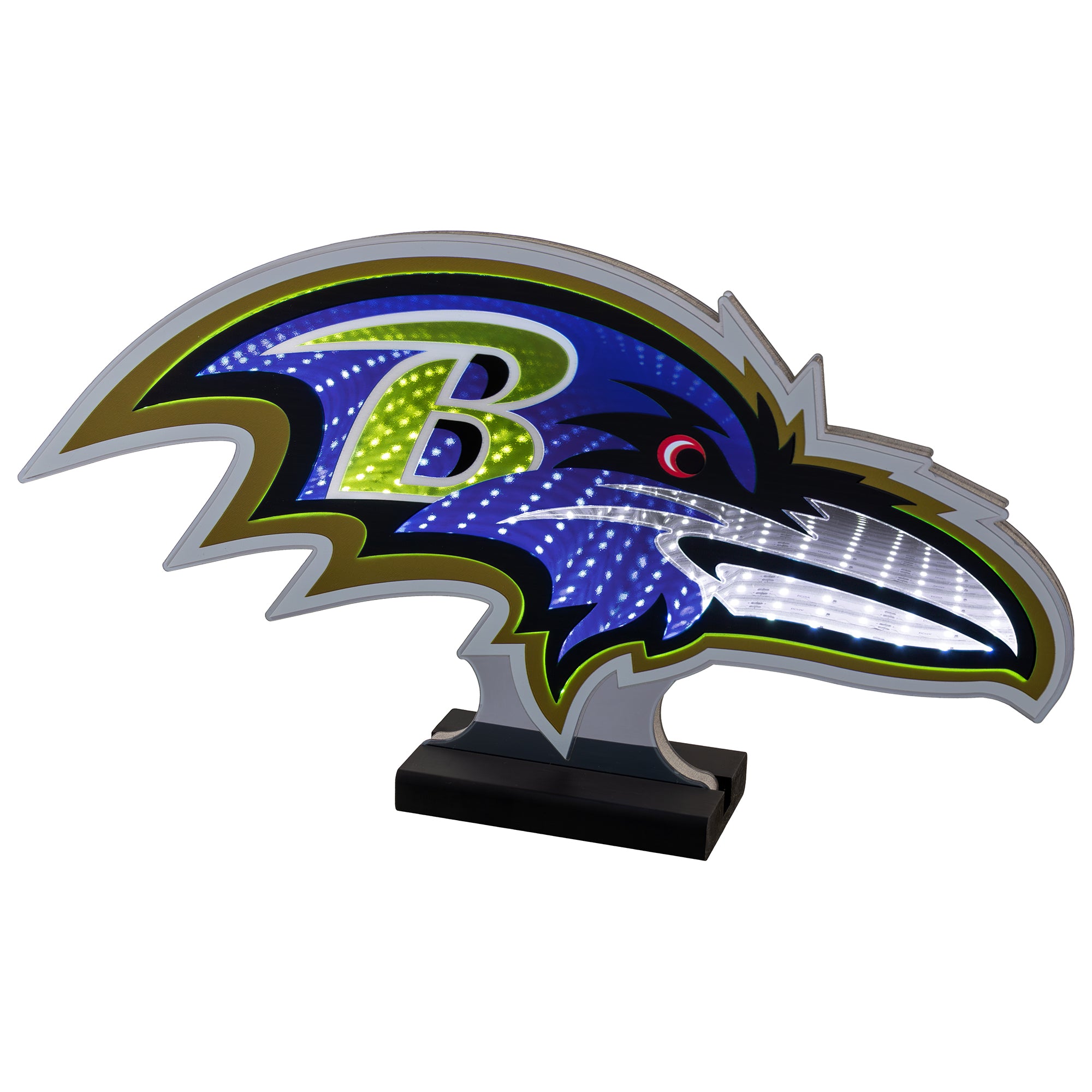 NFL LED Infinity Logo Light Baltimore Ravens Green Gridiron, Inc.