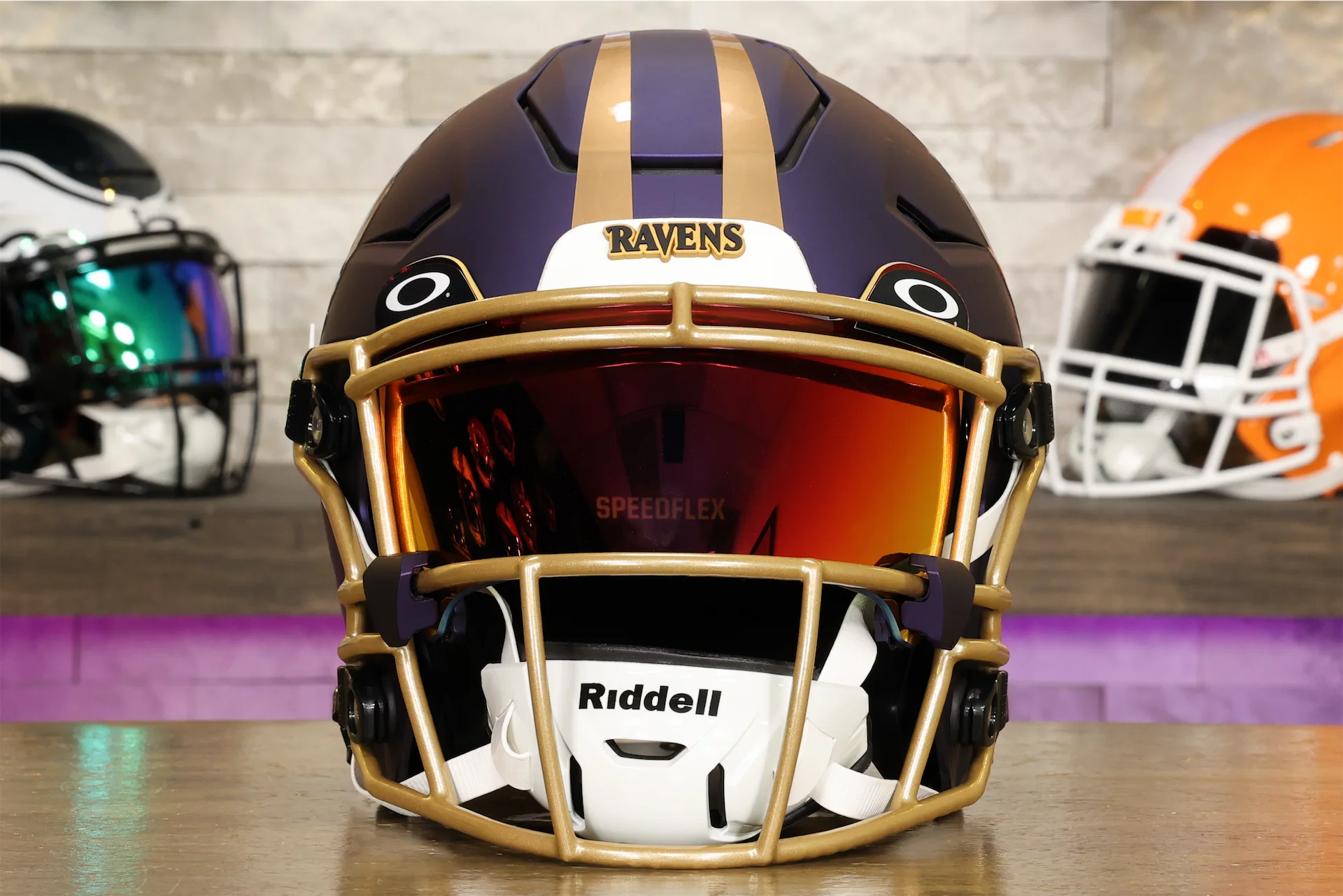 covid football helmet Baltimore Ravens Riddell SpeedFlex Helmet