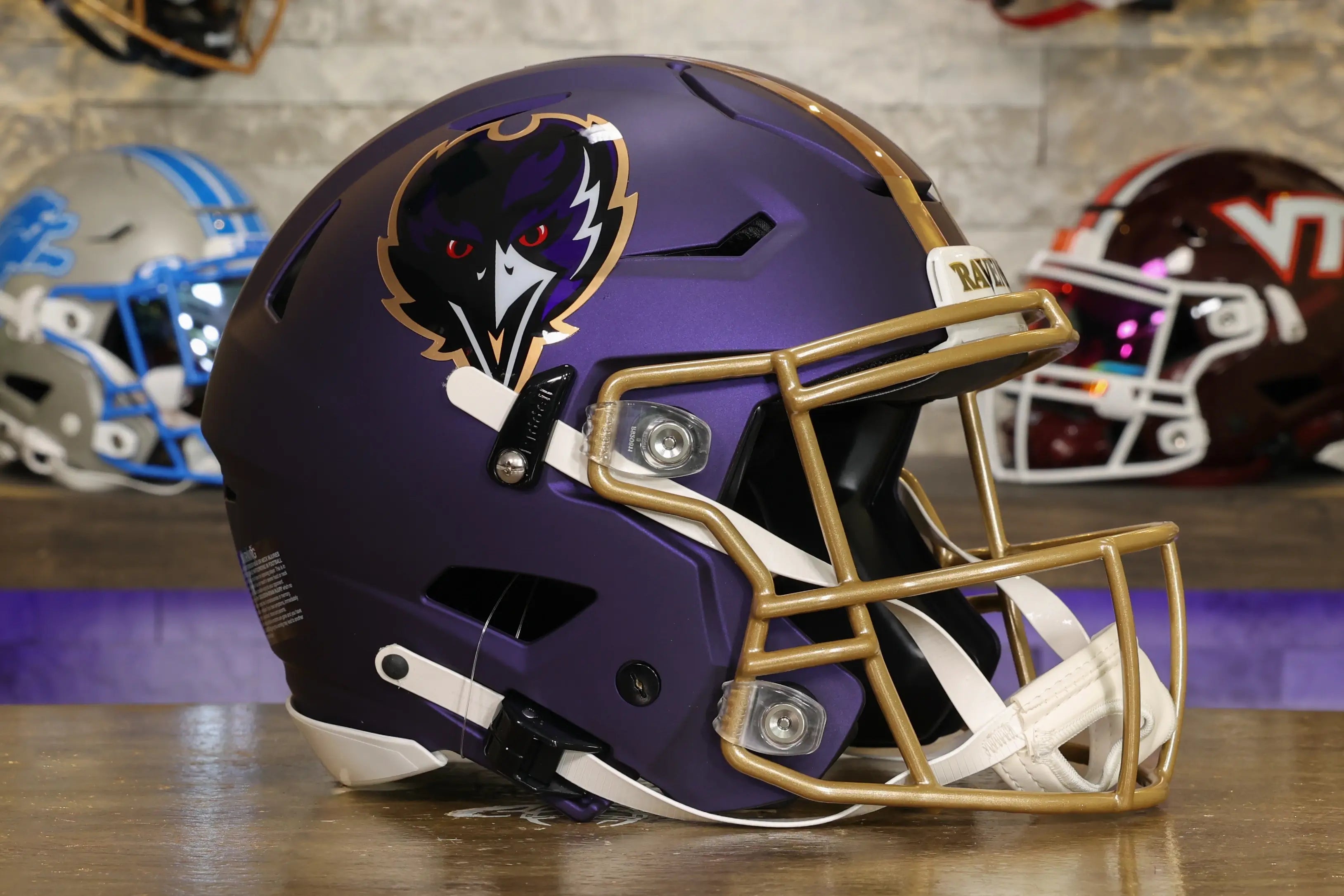 Baltimore Ravens Riddell SpeedFlex Helmet - Purple Rising