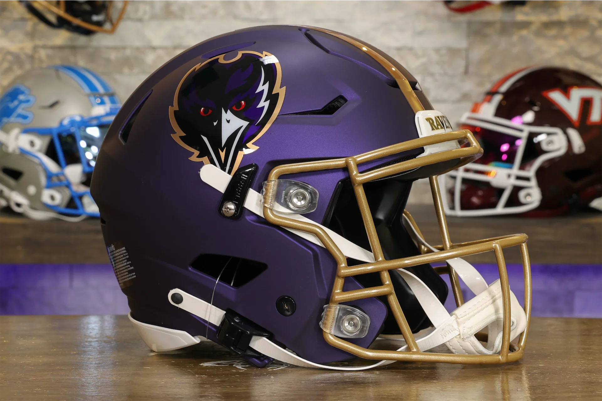 Baltimore Ravens Riddell SpeedFlex Helmet - Purple Rising Alternate – Green Gridiron, Inc.