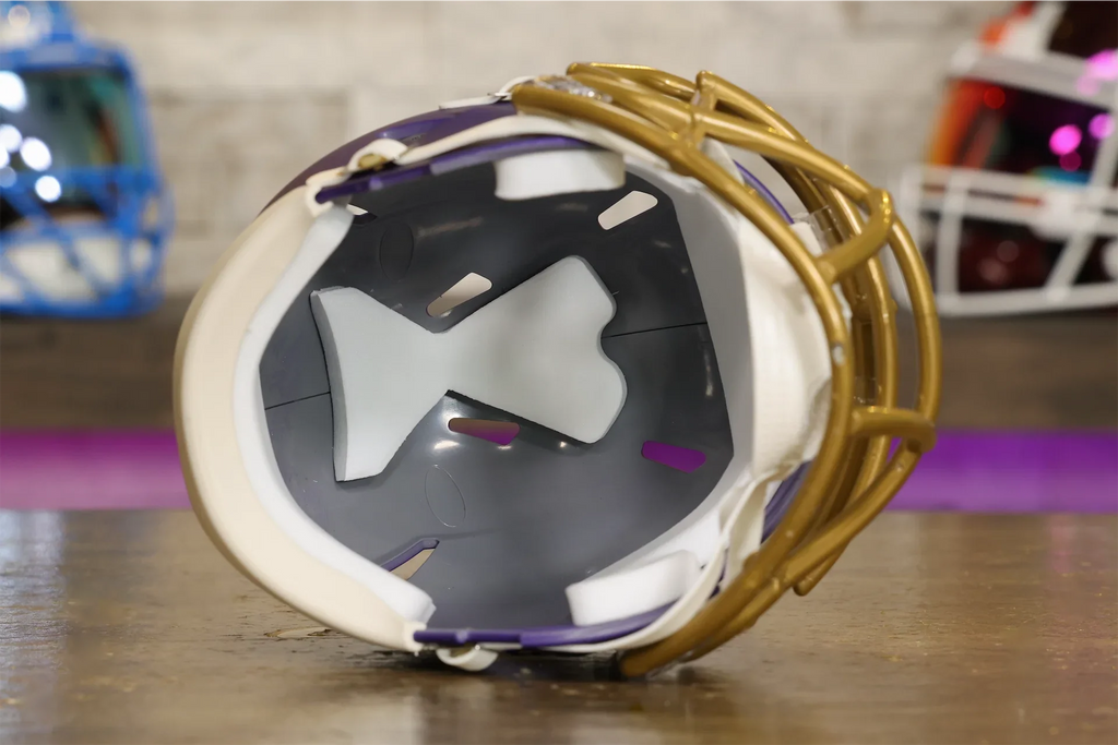 Riddell Baltimore Ravens Purple Alternate Speed Replica Football Helmet – Size M