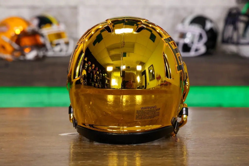 Baylor Bears NCAA Mini Speed Football Helmet Chrome