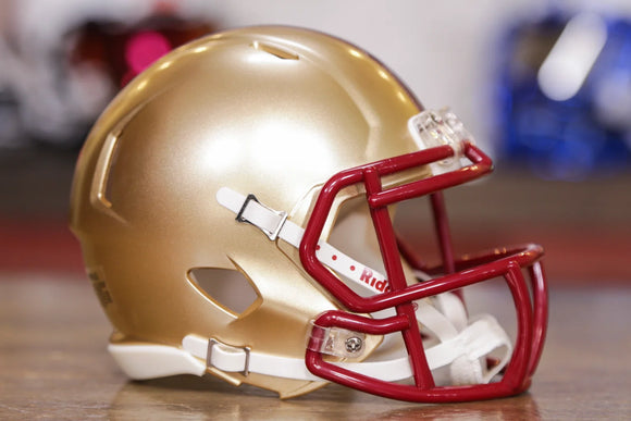 Boston College Eagles Riddell Speed Mini Helmet – Green Gridiron, Inc