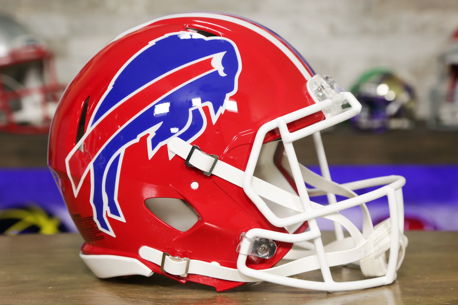 Buffalo Bills Riddell Speed Authentic Helmet 1987-2001 Throwback