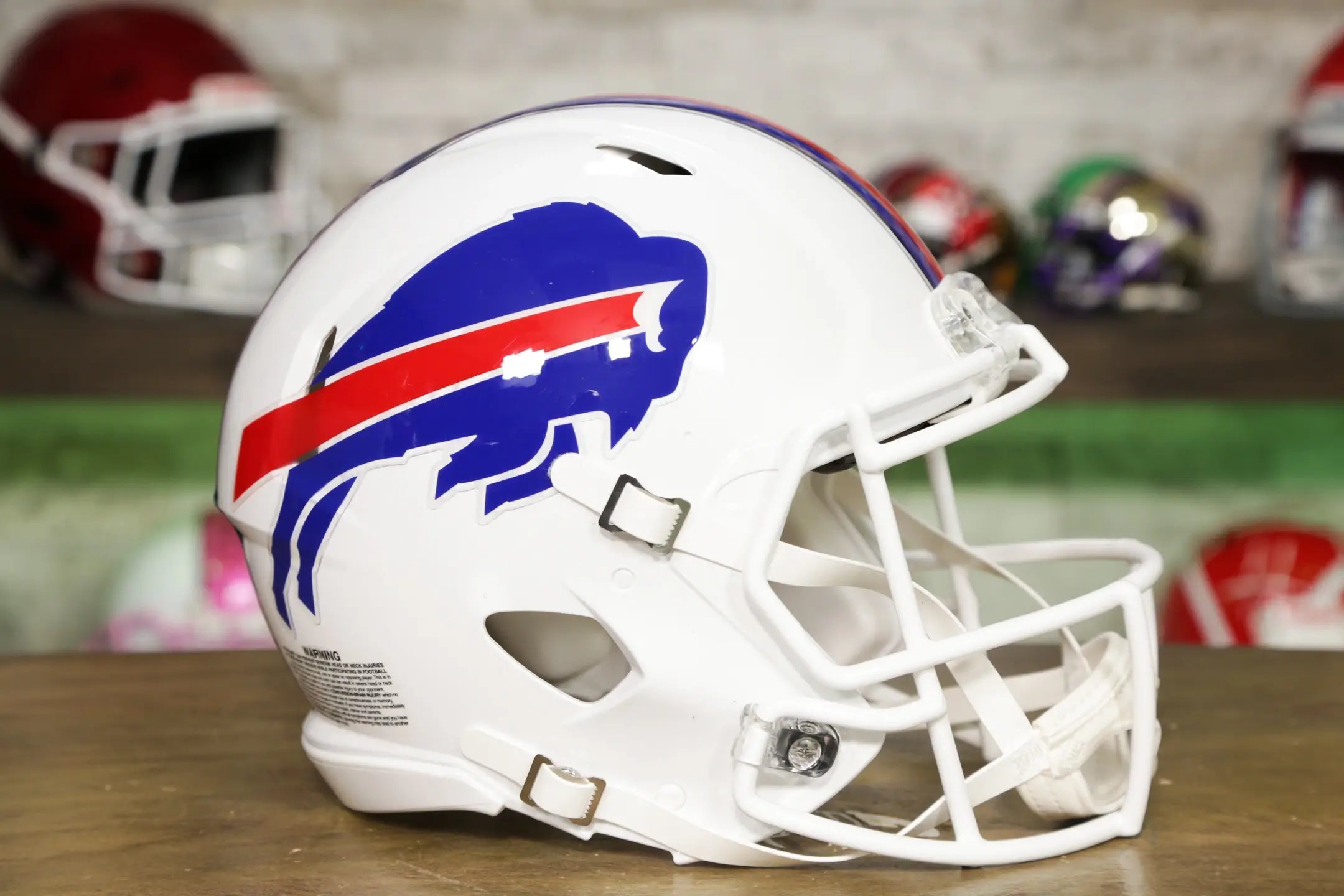 buff football helmets Buffalo Bills Helmet Riddell Authentic Full Size Speed
