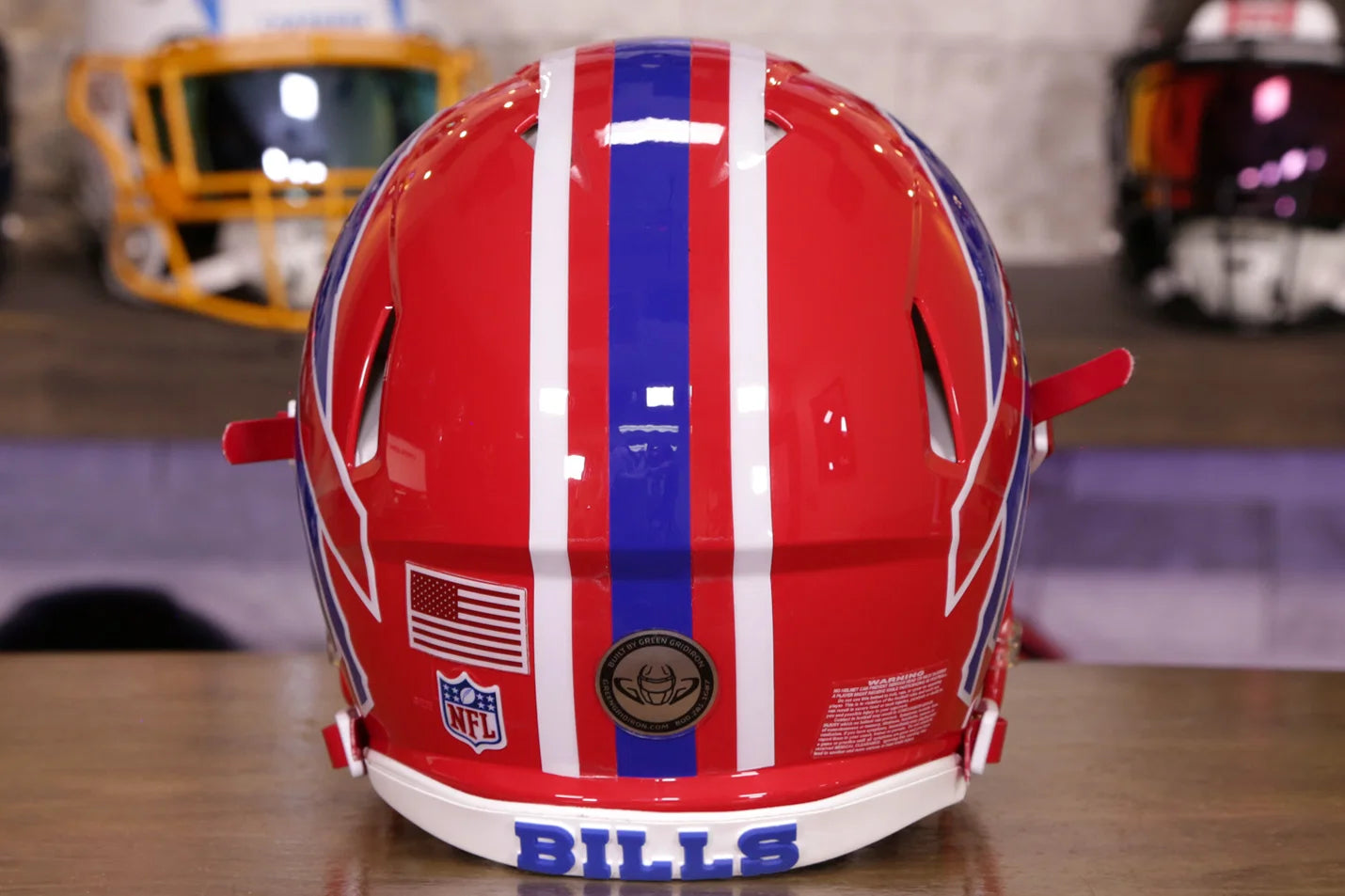 buffelo motorcycle helmet Buffalo Bills Riddell Speed Authentic Helmet