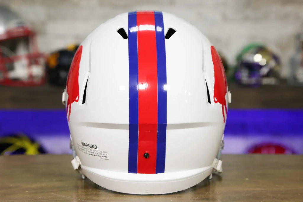 Buffalo Bills 1965-1973 Throwback Speed Riddell Full Size Replica Football Helmet Buffalo Bills 1965-1973 Throwback Speed Riddell Full Size Replica Football Helmet