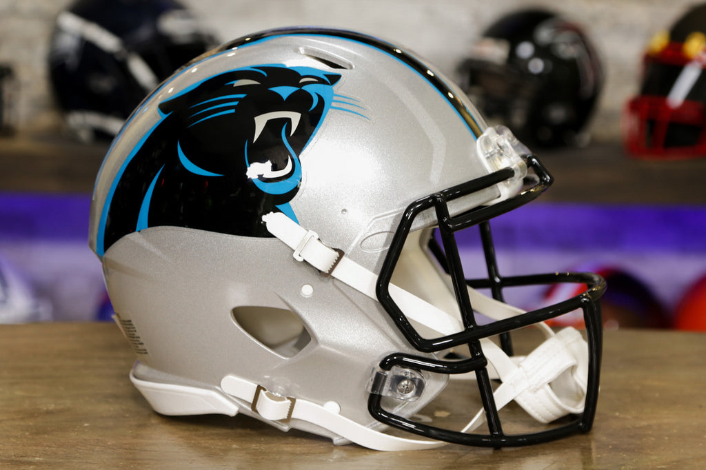 Carolina Panthers Riddell Speed Authentic Helmet – Green Gridiron, Inc
