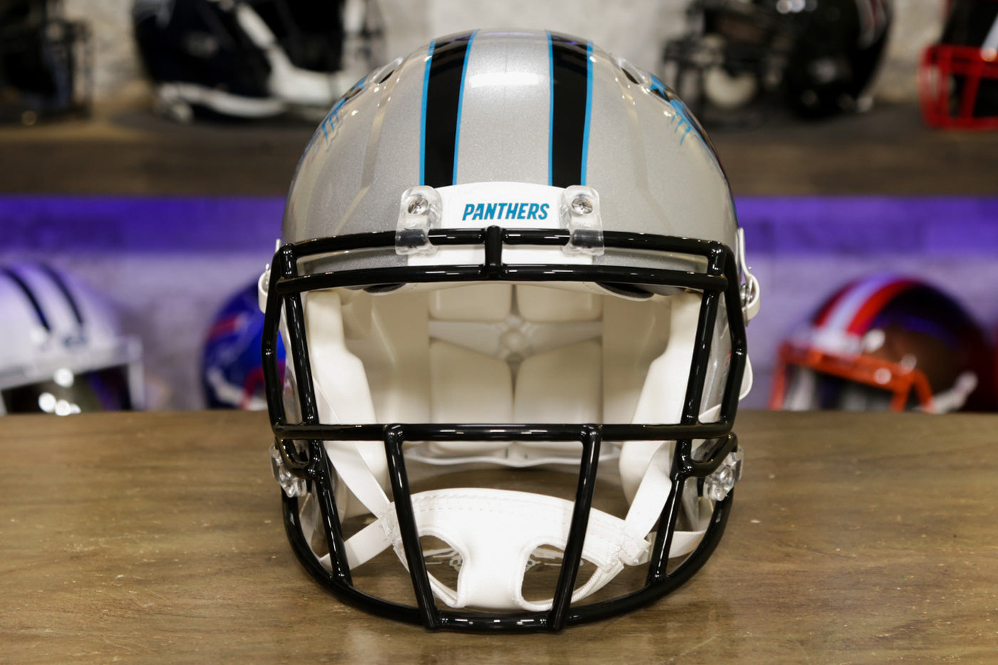 リデル　NFL パンサーズ　ヘルメット カロライナ パンサーズ リデル スピード オーセンティック ヘルメット