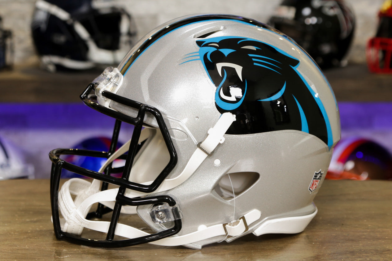 Carolina Panthers Helmet Riddell Authentic Full Size Speed Style