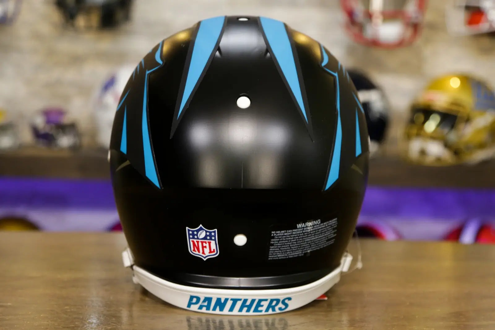 リデル　NFL パンサーズ　ヘルメット カロライナ パンサーズ リデル スピード オーセンティック ヘルメット