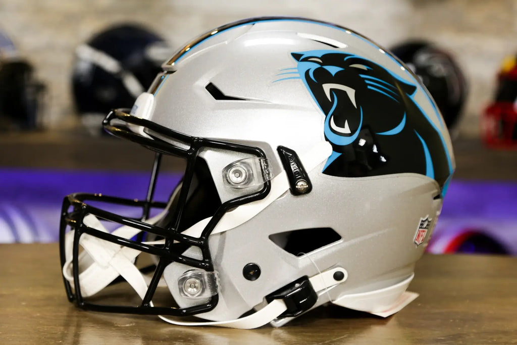 Carolina Panthers Helmet Riddell Authentic Full Size SpeedFlex Style