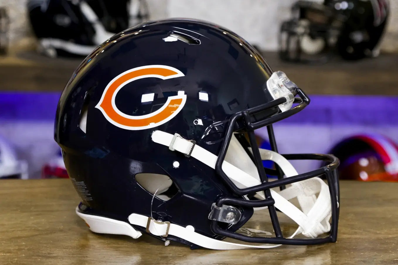 Chicago Bears Riddell Speed Authentic Helmet – Green Gridiron, Inc.