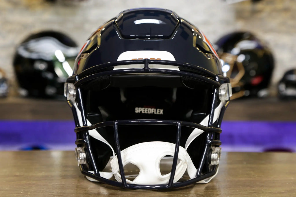 Chicago Bears Riddell SpeedFlex Helmet – Green Gridiron, Inc. Chicago Bears Riddell SpeedFlex Helmet – Green Gridiron, Inc.
