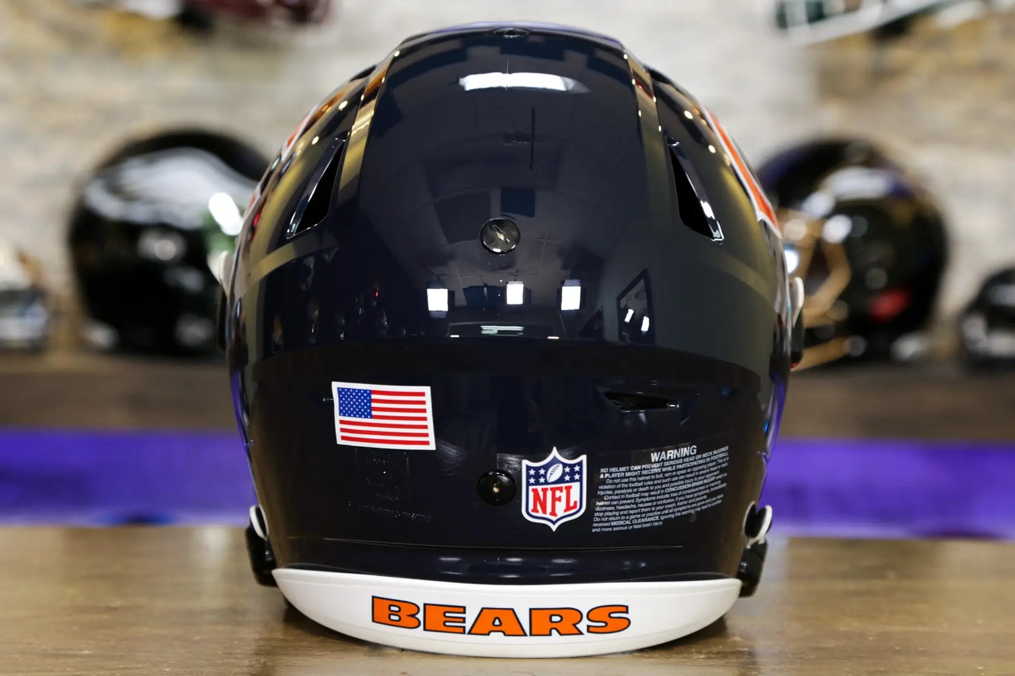 chicago bears speedflex helmet Chicago Bears Riddell SpeedFlex Helmet – Green Gridiron, Inc