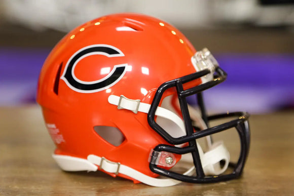 Chicago Bears Riddell Speed ​​Mini Casco - 2022 Alternativo 