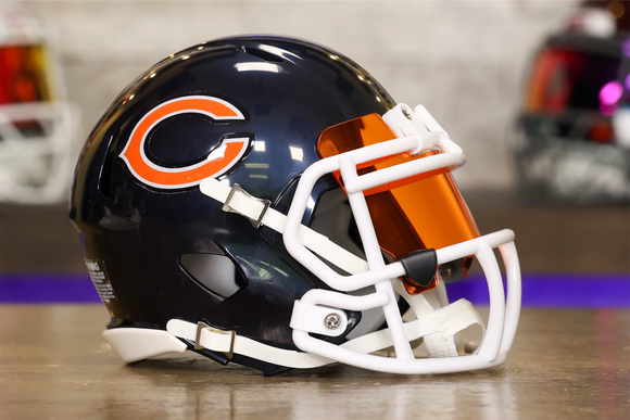 bears mini football helmet Speed Alternate Rave JP Sports beautifully designed Chicago Bears Riddell Speed Mini