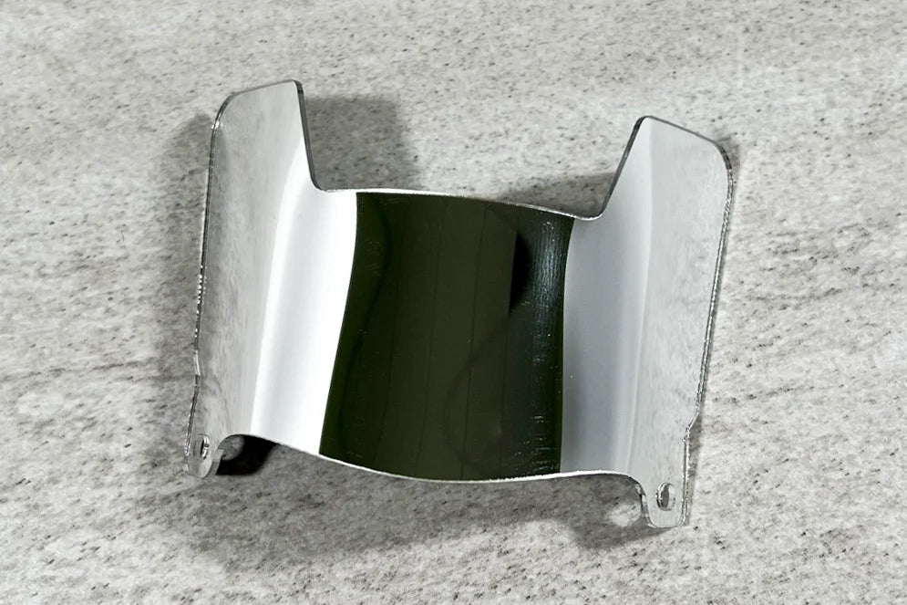 Mini Unbranded Visor - Chrome Mirror – Green Gridiron, Inc.