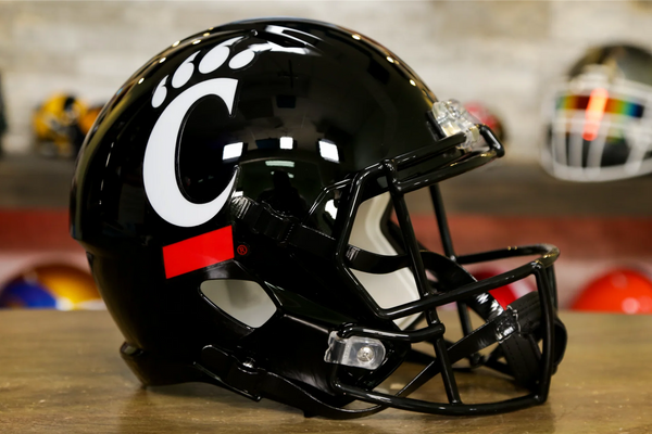 cincinnati bearcat military bowl football helmet Cincinnati Bearcats Riddell Speed Display Helmet