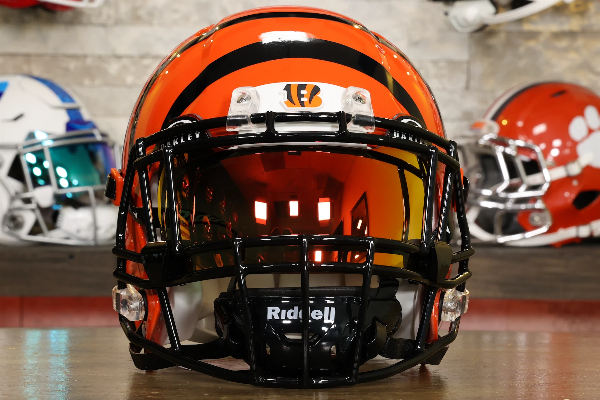 Replica Full Size Speed Helmet Riddell Cincinnati Bengals Revolution Speed  Flex Authentic Football Helmet